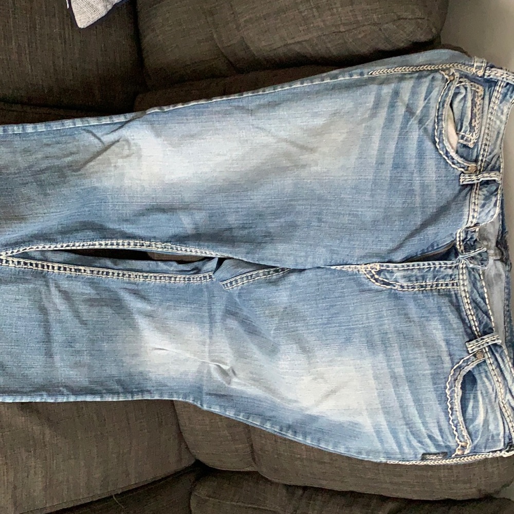 Silver jeans